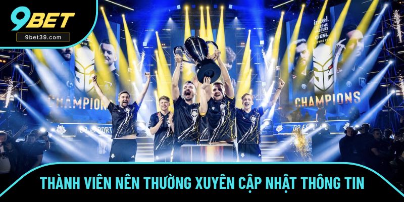 Thành viên nên thường xuyên cập nhật bảng thông tin Thành viên nên thường xuyên cập nhật bảng thông tin